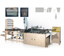 Zip Lock Bag Making Machine (Hot Spot, Hot Cutting)